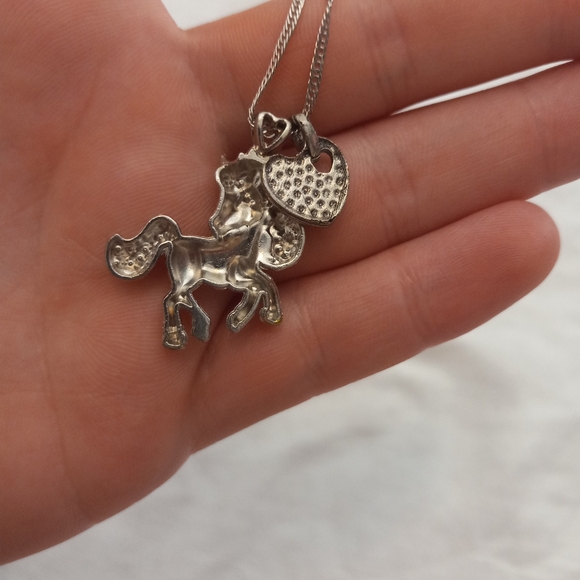 Silver Moon Bay Silver "You are magical" Unicorn Necklace - Picture 6 of 7